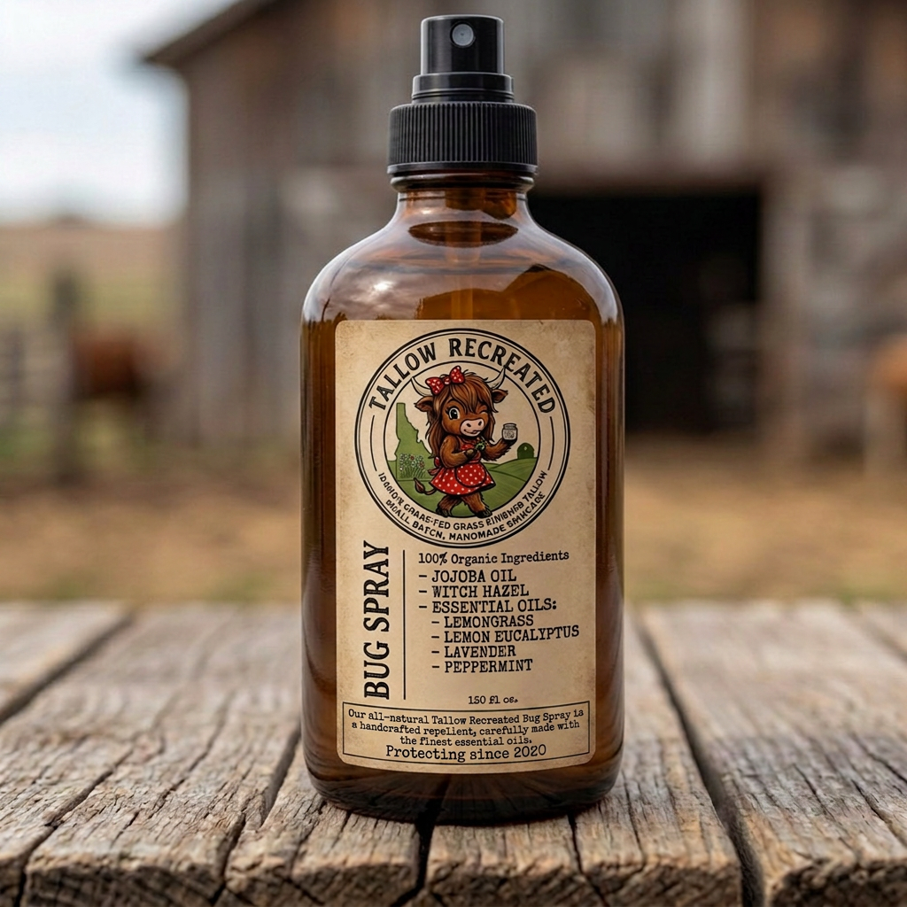 Bug Spray 100% organic. Clean. Naturally effective.